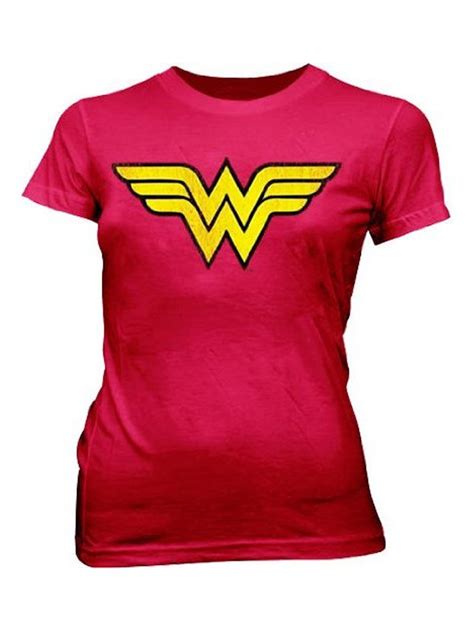 Wonder Woman Logo T-Shirt Superhero Womens Mens Adult Costume Comic ...