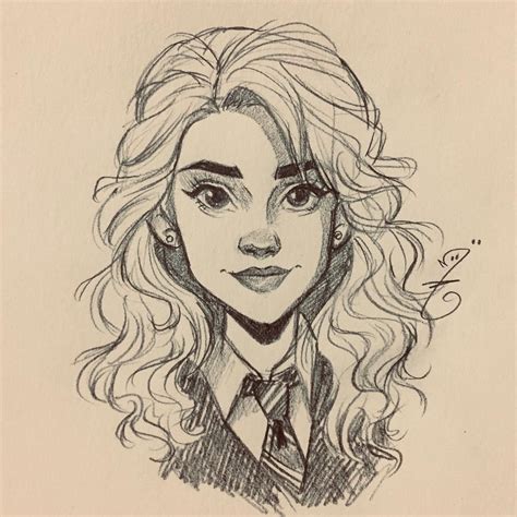 How To Draw Hermione Granger | Drawing Inspiration Ideas