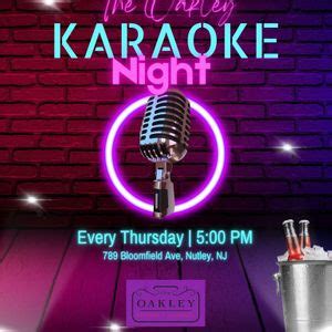 The Oakley Karaoke Night , The Oakley Kitchen, Bloomfield, November 9 ...