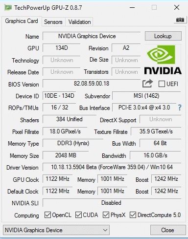 Nvidia Geforce 940mx Com 2 Gb Gddr5