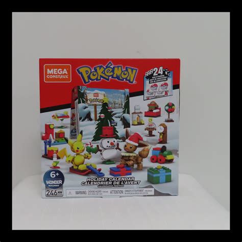 Mega Construx Pokemon Holiday Calendar Advent Calendar Building Set ...