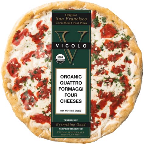 Vicolo Organic Quattro Formaggi Four Cheese Pizza (15 oz) Delivery or ...