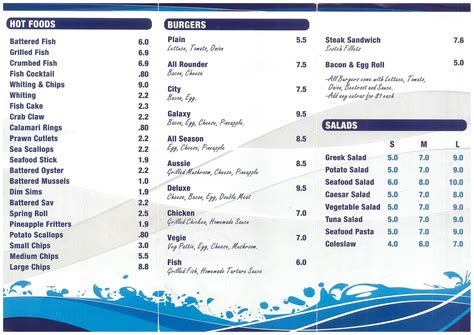 My Local Menu: Hooked Seafood and Grill Menu