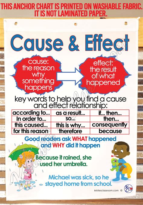 Cause And Effect Anchor Chart In Spanish