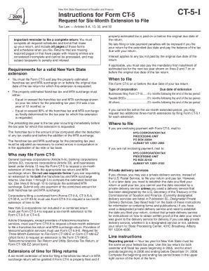 Ct 5 I - Fill Online, Printable, Fillable, Blank | pdfFiller