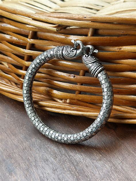 Handcrafted Peacock Antique Bracelet Kangan