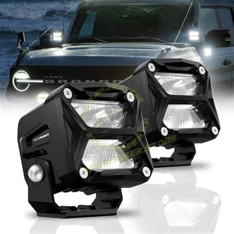 NOVSIGHT 4 inch LED Pod Ditch Lights - Powerful 4x4 Off-Road Light LED ...