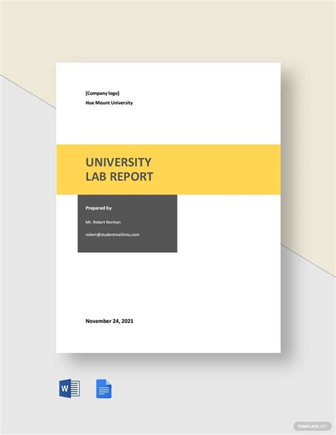 Image result for University Report Example