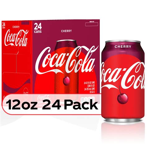 Coca-Cola Cherry Soda Pop, 12 Fl Oz, 24 Pack Cans India | Ubuy