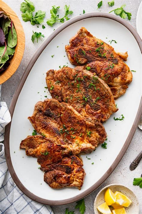 Oven Baked Pork Steaks - The Seasoned Mom