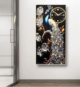 Buy Amazon Brand - Umi Silent Crystal Wall Clock with Decorative ...