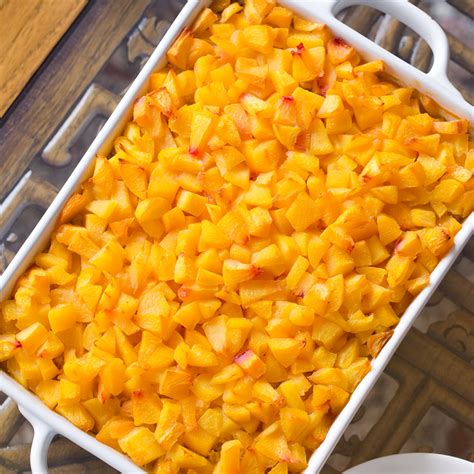 Peach Baked Oatmeal - Chocolate Covered Katie