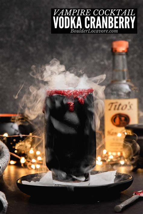 Vampire Vodka Cranberry cocktail - Boulder Locavore