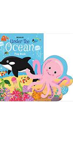 Dinosaur World - Lift The Flap Book for Kids Age 3-6 Years with Bright ...