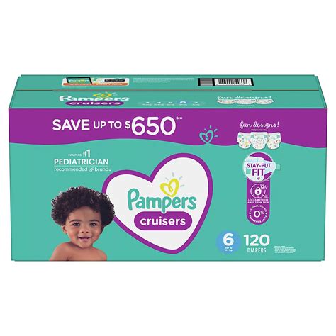 Pampers Cruisers Diapers, Size 3-7, 120 ct. | BJ's Wholesale Club