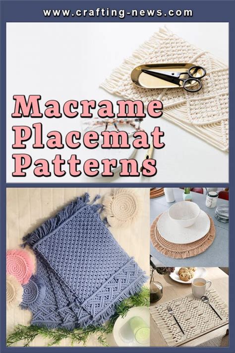 Image result for Macrame Placemat Tutorial