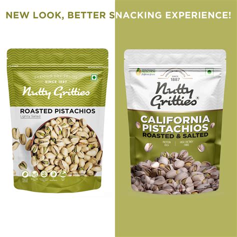 California Pistachios Roasted & Lightly Salted - 200g – Nutty Gritties