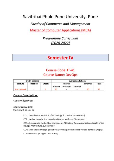 Final MCA 2020pattern Semester IV Syllabus 13062022 - Savitribai Phule ...