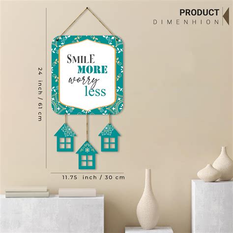 Positive Quotes Wall Hangings for Home Wall Decoration - MDF Wood Deco ...