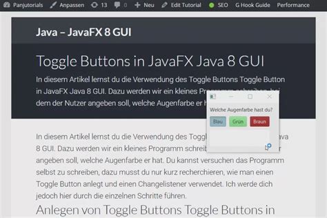 GUI Java Tutorial Buttons Deutsch 的图像结果