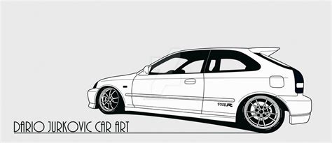 Civi Hatchback - Free Coloring Pages