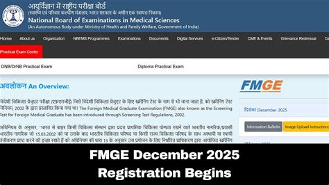 FMGE December Registration 2025 Begins; Here's How To Apply