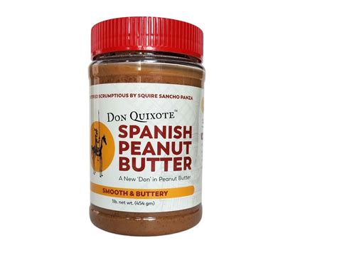 Don Quixote SMOOTH SPANISH PEANUT BUTTER, 1 lb. – Don Quixote Peanut Butter