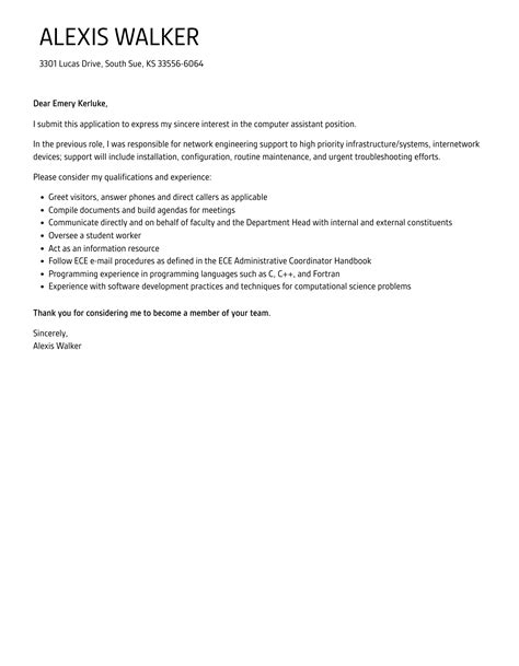 Image result for Computer Assistant Experience Letter
