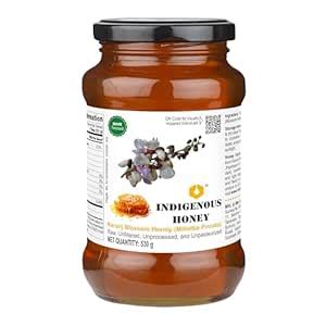 INDIGENOUS HONEY Karanj Honey Raw Organic Natural Pure Unprocessed NMR ...