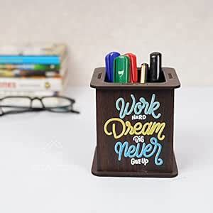 Trust Zone Pen Stand With Visiting Card & Mobile Holder (1 Compartment ...