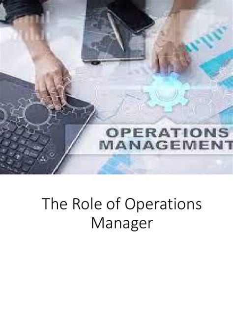 Image result for Operations Manager Tasks