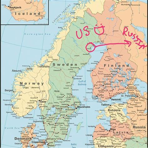 Nordic Wonders: Exploring Norway Sweden amp Finland - map of denmark norway and finland