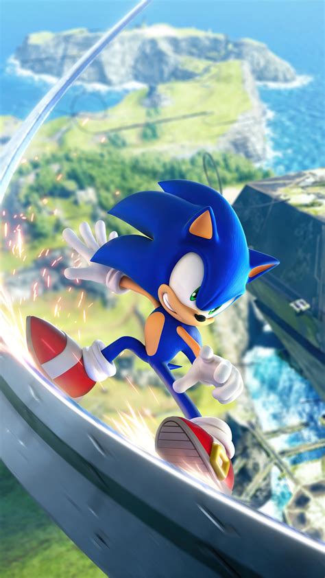Sonic Frontiers 4K #6300h Wallpaper iPhone Phone