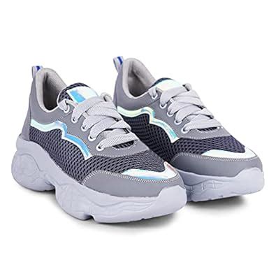 Buy Longwalk Women's and Girls Running Shoes Grey at Amazon.in