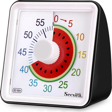 Amazon.com: Conchstar 60 Minute Visual Timer for Kids, Countdown Timer for Classroom & Kitchen ...