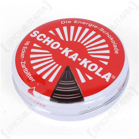 Scho-Ka-Kola German Caffeine Dark Chocolate WW2 Gift Set of 10 ...