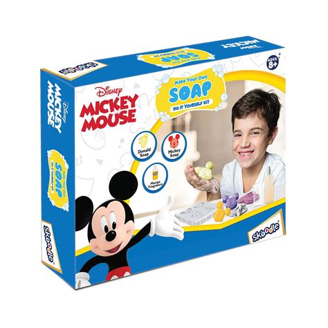 SKOODLE Mickey Mouse Creative Soap Making Kit, DIY Science Activity Kit ...