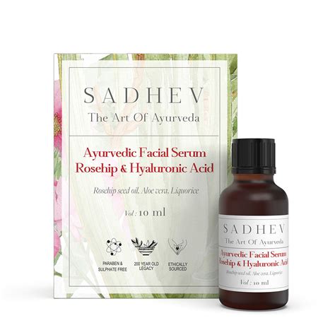 Buy Rosehip Face Serum with Hyaluronic Acid | Sadhev