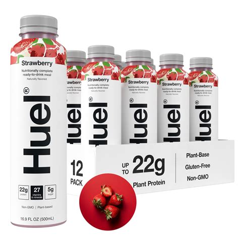 Huelready To Drink Strawberry Shortcake Meal Replacement Drink High ...