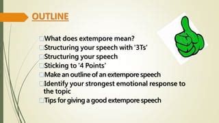 Image result for Extempore Example