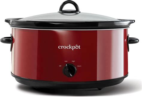 Crock-Pot Express Crock Slow Cooker 8 quart Red User Manual