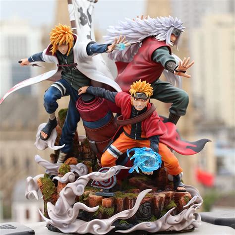 Naruto | Legendary Trio : Naruto, Minato & Jiraiya PVC Action Figurine