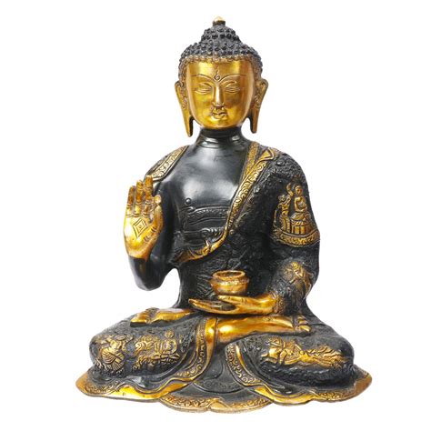 Artvarko Bhagwan Buddha Statue Blessing Face Murti for Home Décor ...
