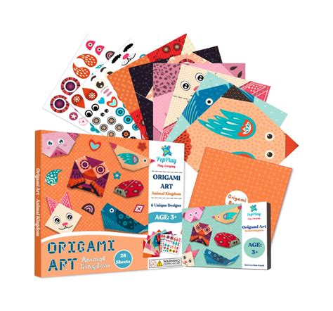 PepPlay 3D Origami Art Paper- Animal Kingdom – Aaram Parents