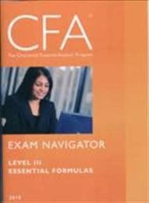 CFA Level III - Essential Formulas: Buy CFA Level III - Essential ...