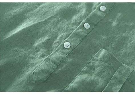Stylish and Comfortable: Men's Green Cotton Kurta Shirt with Pocket ...