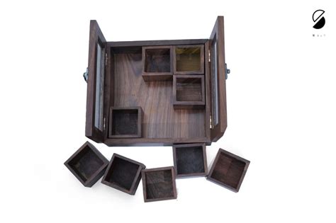Wooden Spice Box