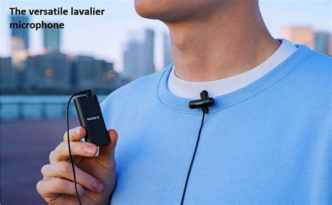 Sony Stereo Lavalier Auxiliary Microphone ECM-LV1 (Compact, Flexible ...