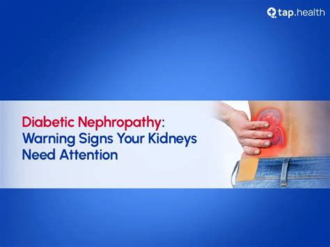 मधुमेह नेफ्रोपैथी: लक्षण, संकेत और उपचार - Tap Health
