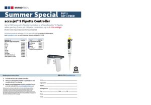 U.S. & Canadian Promotions | BRANDTECH Scientific